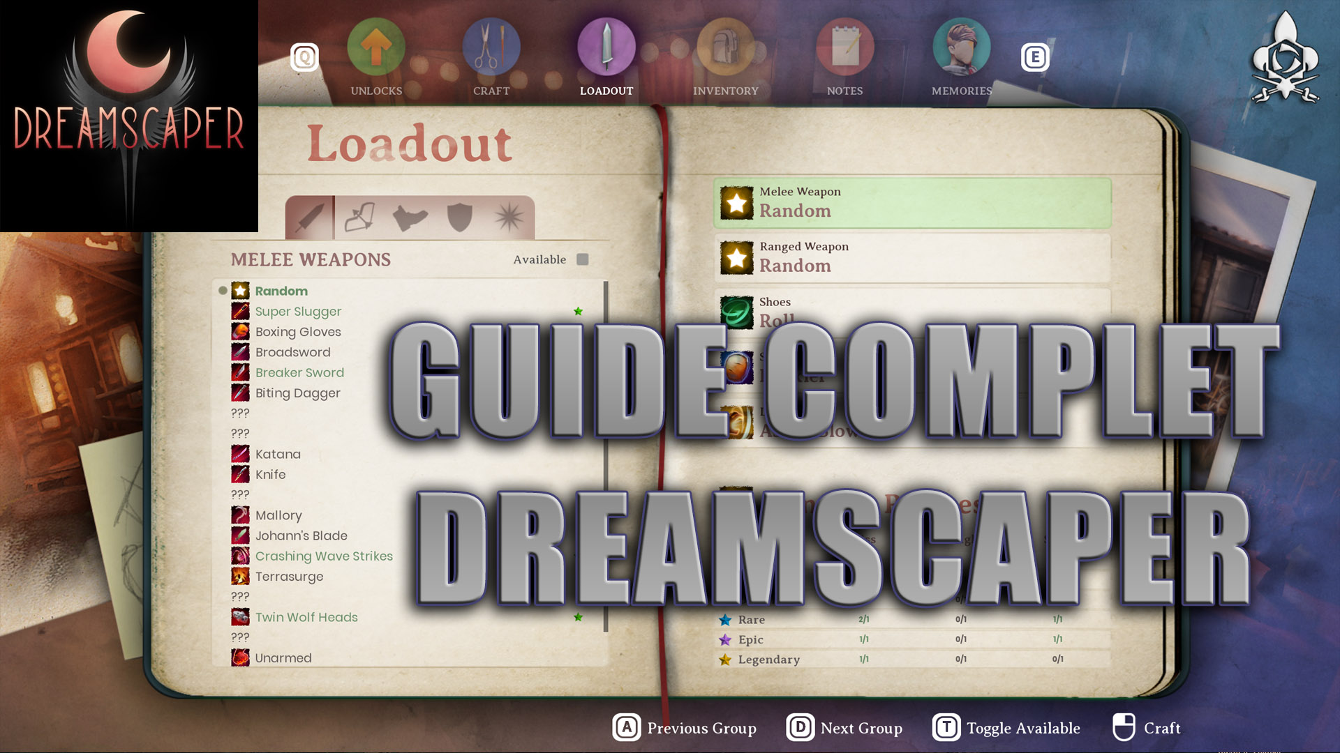 complete dreamscaper guide