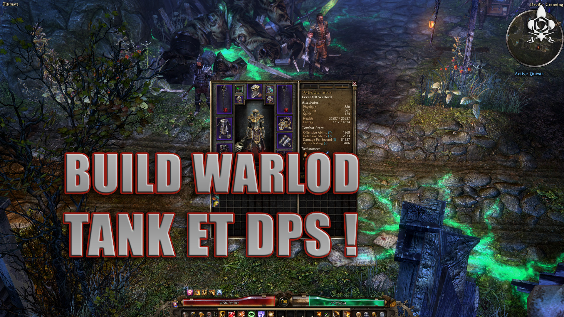 Build Warlord Tank et DPS