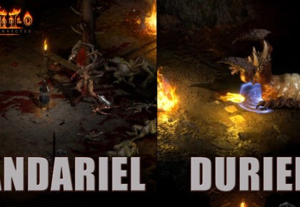 Diablo 2 Resurrected Andariel and Duriel