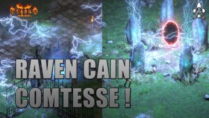 Gameplay Diablo 2 Resurrected Raven, Cain, Comtesse