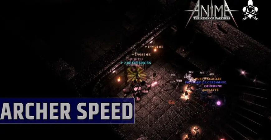 Build Archer Tir à l’Arc Speed, Complet Anima