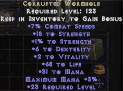 Corrupted Wormhole Median XL