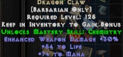 Dragon Claw amélioré Median XL