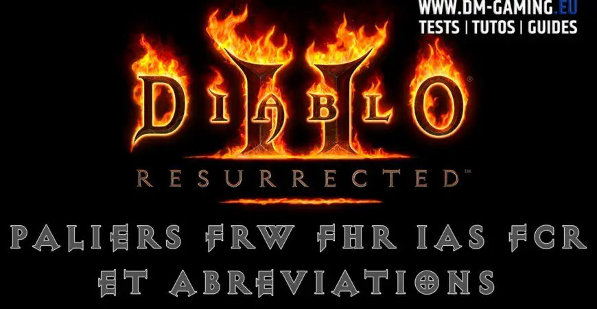 FHR, FCR, IAS Diablo 2