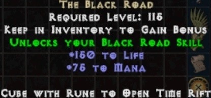 The Black Road Improved Median XL