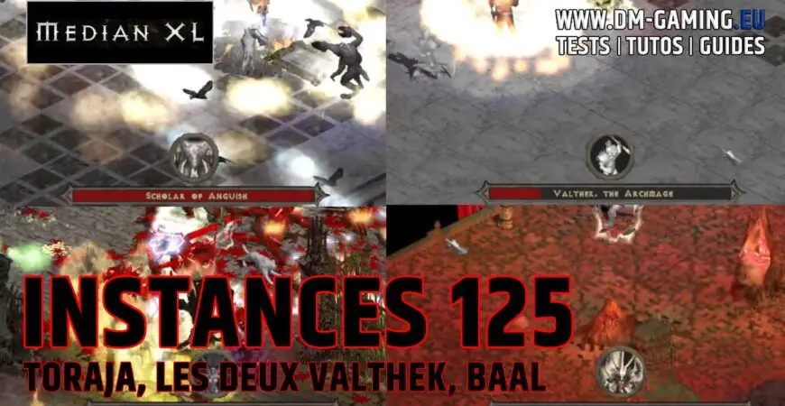 Toraja, Valthek, Baal Instances 125 Part 2 Diablo 2 Median XL