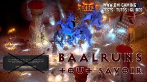 Baalruns Diablo 2, join, optimize and avoid server communication bug