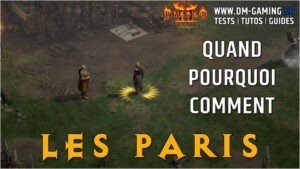 Guide des paris gamble, quel niveau, quel objet et les astuces Diablo 2 Resurrected