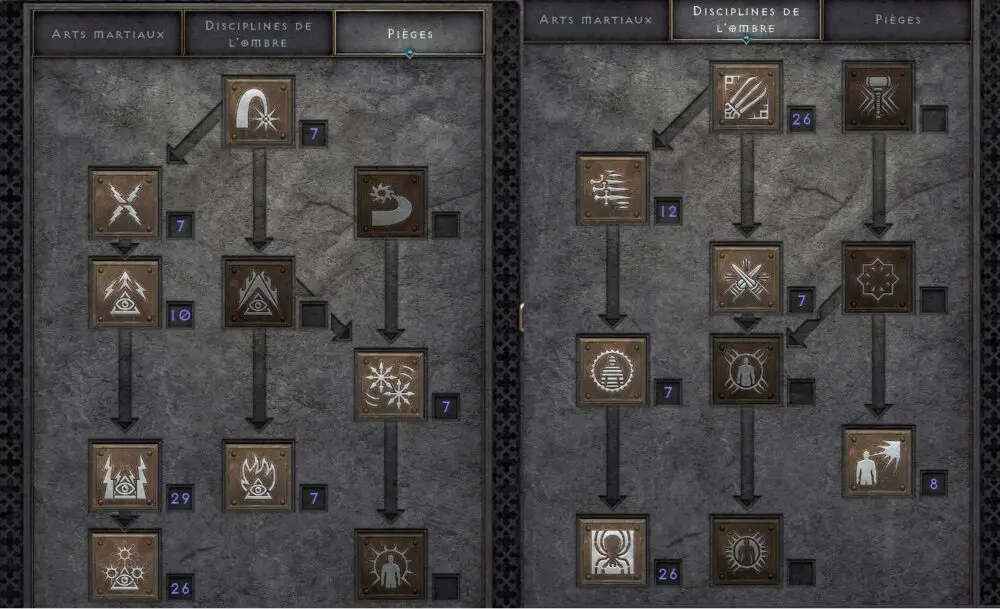 Build Assassin Trombe Whirlwind Compétences Diablo 2 Resurrected