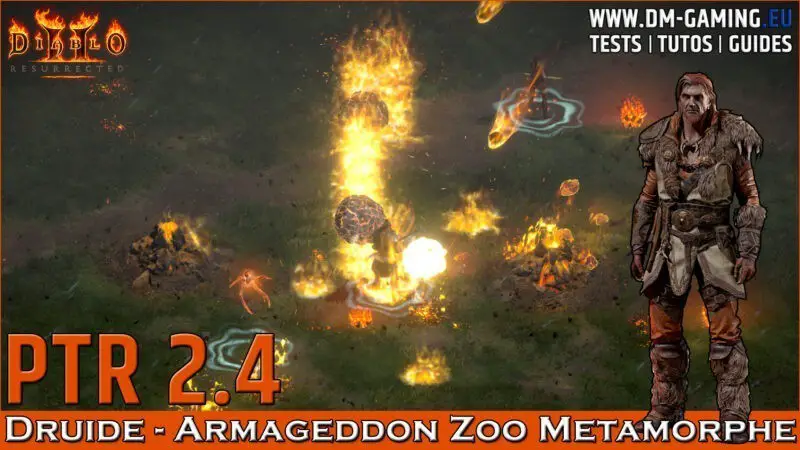 Druid PTR 2.4 Armageddon Zoo Diablo 2 Resurrected Shapeshifter