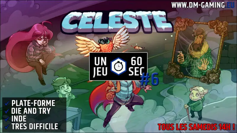 Céleste, a platformer as smart as it is difficult! A game in 60 seconds 6