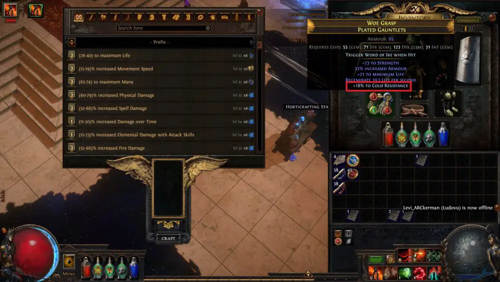 craft leveling path of exile