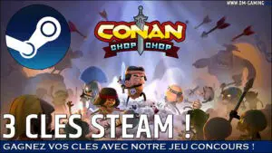 Win your Conan Chop Chop steam keys with our giveaway contest!