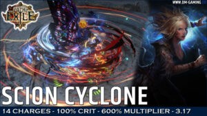Scion Cyclone endgame charge full critic Path of Exile Siege of the Atlas 3 17