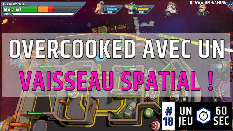 This Mean Warps, Overcooked in Space with a Spaceship! In 60 seconds