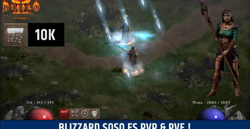 Sorceress Blizzard ES PvP PvE Diablo 2