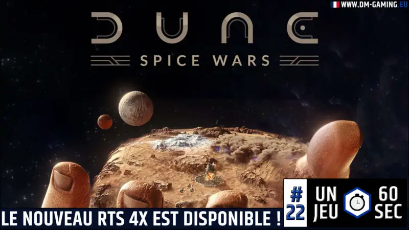 Dune Spice Wars is an RTS-4X, produced by Bordeaux based Shiro Games (Northgard), released on Steam in early access on April 26, 2022.