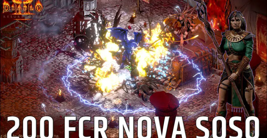 200 fcr nova sorc Diablo 2 Resurrected, le meilleur build sorcière endgame