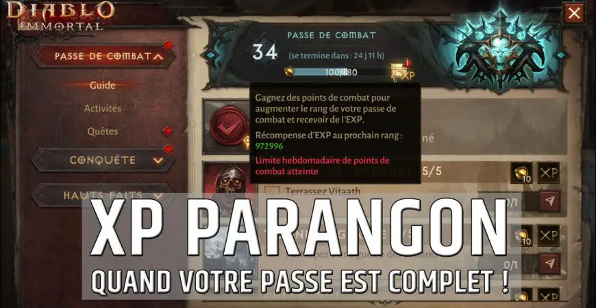 Farm Xp Parangon Diablo Immortal
