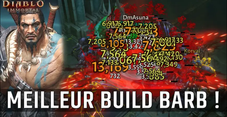Meilleur Build Barbare Diablo Immortal, PvP et PvE pour détruire tout sur son passage