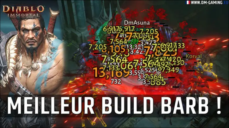 Meilleur Build Barbare Diablo Immortal, PvP et PvE pour détruire tout sur son passage
