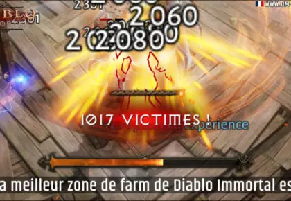 Meilleure zone de farm Diablo Immortal
