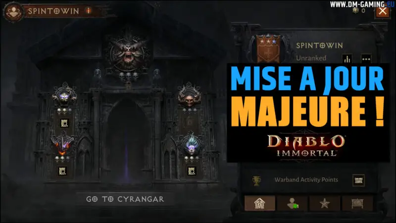 Major Diablo Immortal update, the long-awaited one with Forgotten Nightmares