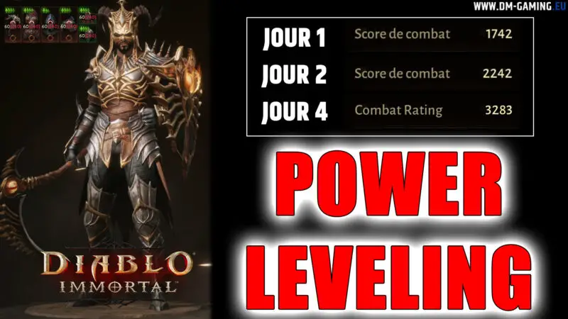 Power Leveling Diablo Immortal, how to take 1500 GS in days