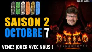 Season 2 Diablo 2 Resurrected come play with us Friday October 7th