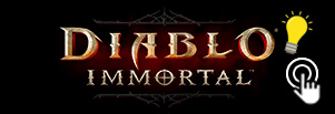 Diablo Immortal tips under menu