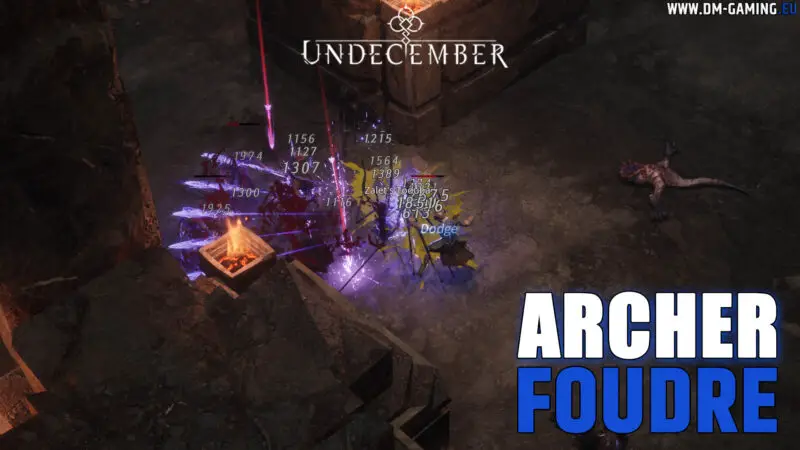 Build Archer Undecember, to kill bosses and enemies with your lightning bow