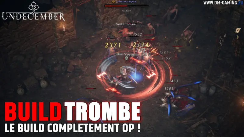Build Trombe Undecember, the best physical warrior build to start the game