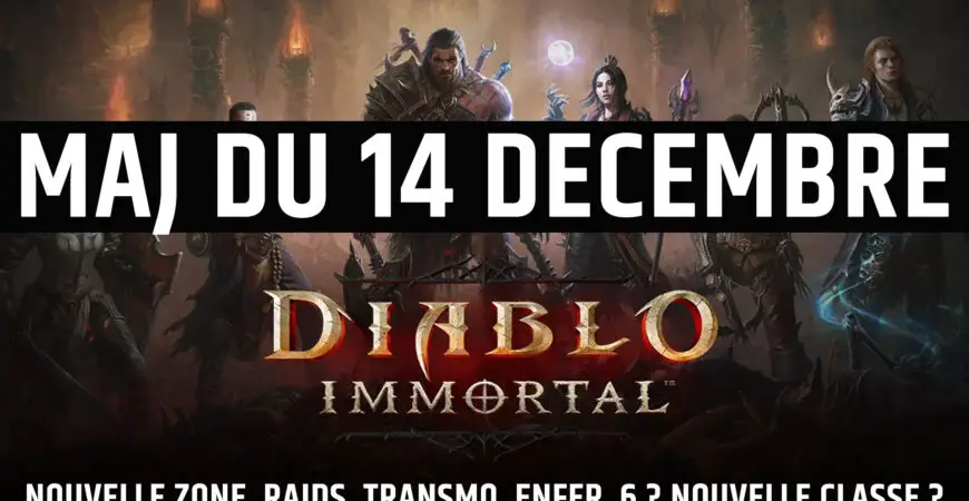 Les premières info de la mise à jour de contenu majeure sur Diablo Immortal suite aux questions réponses