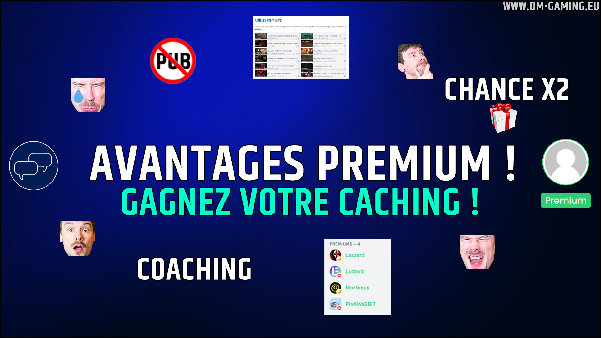 All Premium Dm Gaming Benefits, Earn Your Coaching