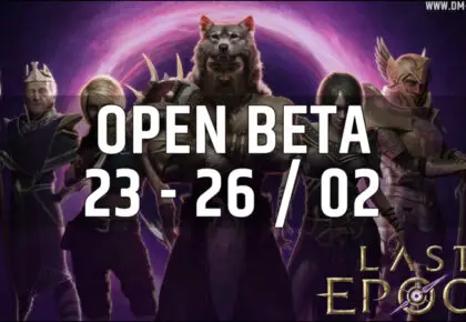 Beta ouverte Last Epoch