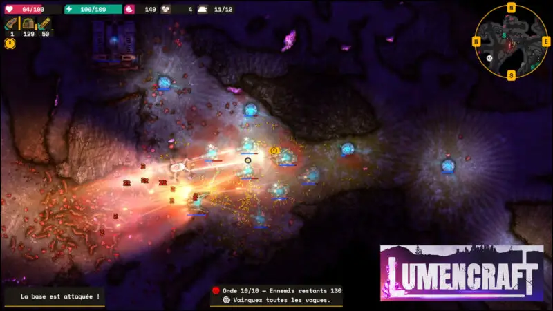 Lumencraft, le jeu de survie, exploration, construction de base et shooter